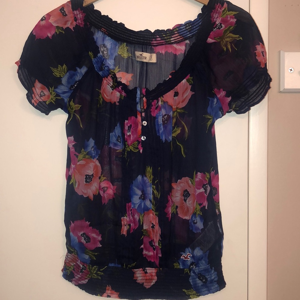 See through top only worn once!
